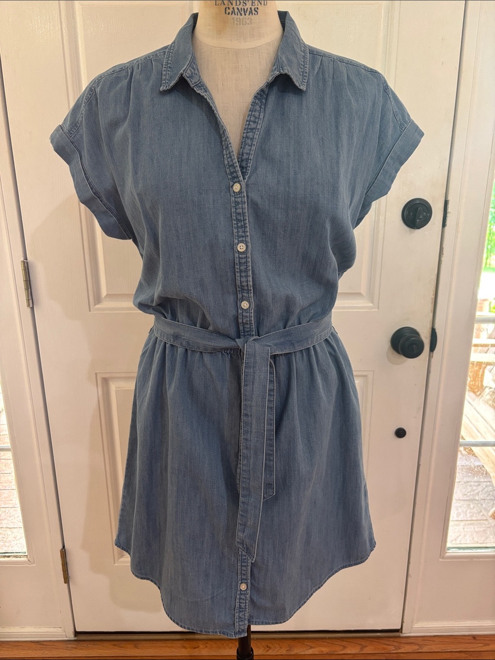 J. Crew Denim Shirt Midi Dress Size Medium